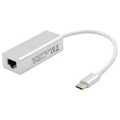 Convertidor USB Tipo C a RJ45 BROBOTIX 651879 - USB C, RJ-45, 15 cm, Plata Convertidor USB Tipo C a RJ45 BROBOTIX 651879 - USB C, RJ-45, 15 cm, Plata